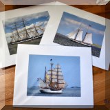 A58. Signed ship photographs.